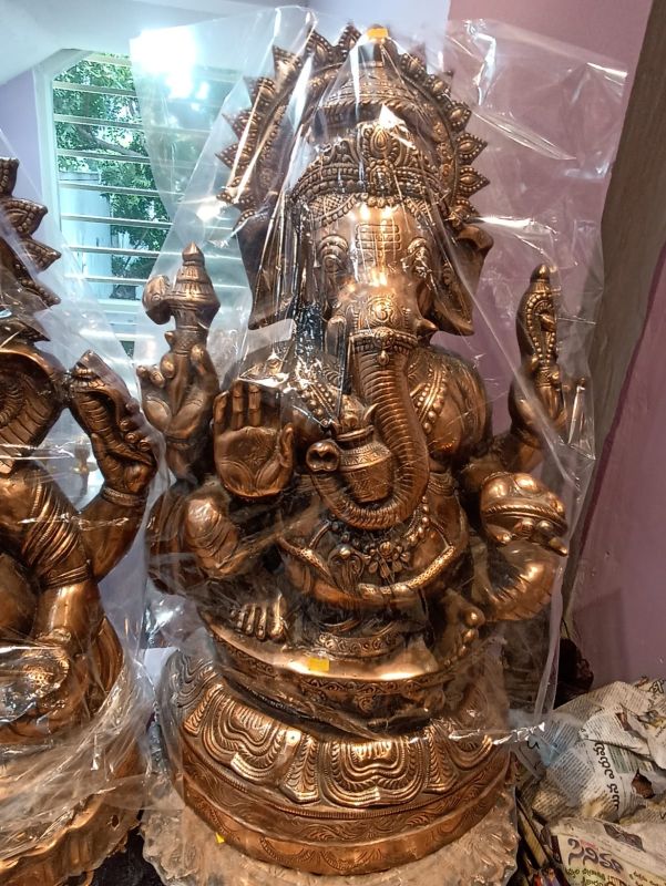 Framing Ganesha Gun Metal Wall Hangings