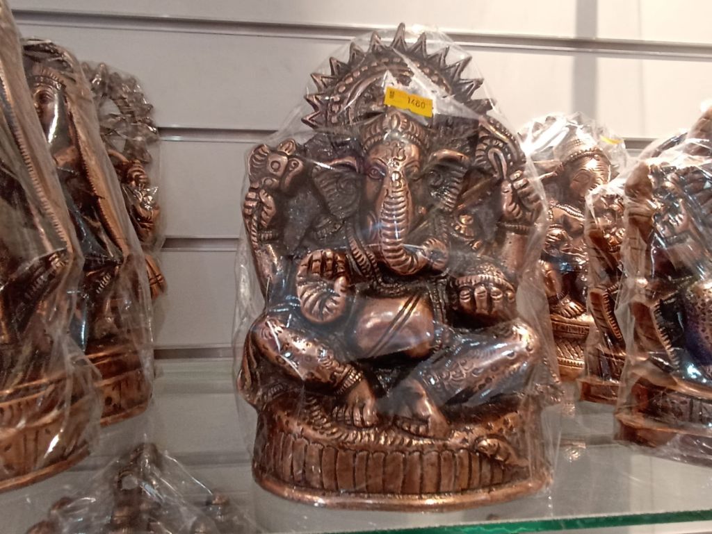 Framing Ganesha Gun Metal Wall Hangings