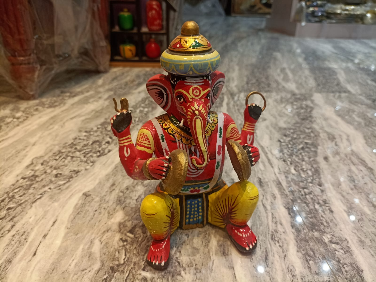 Framing Ganesha Gun Metal Wall Hangings