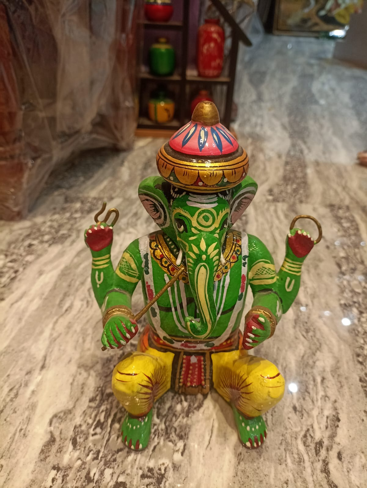 Framing Ganesha Gun Metal Wall Hangings