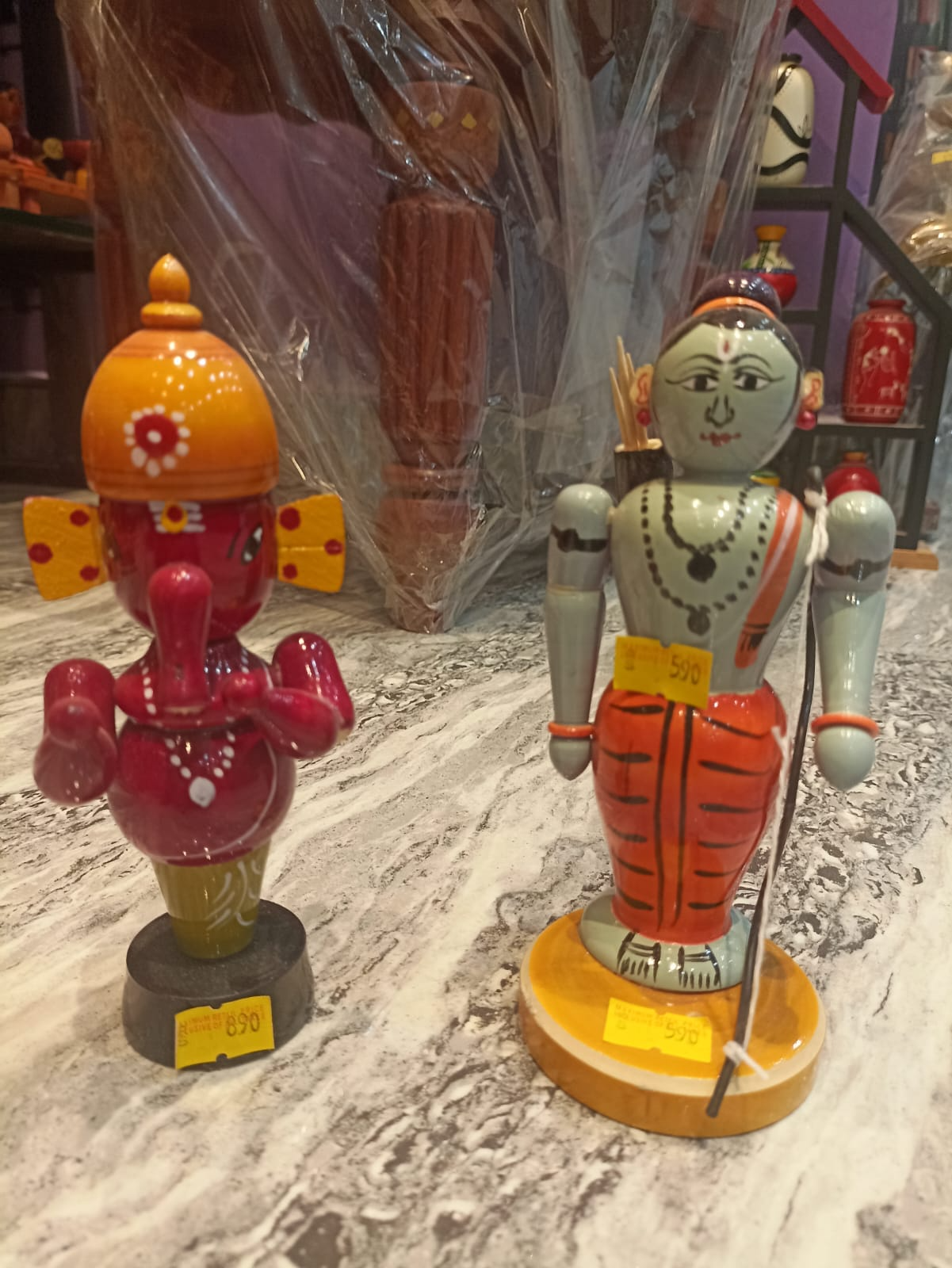 Framing Ganesha Gun Metal Wall Hangings