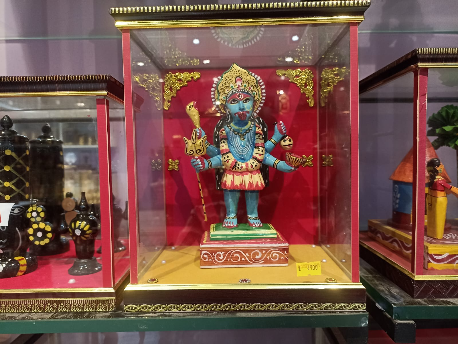 Framing Ganesha Gun Metal Wall Hangings