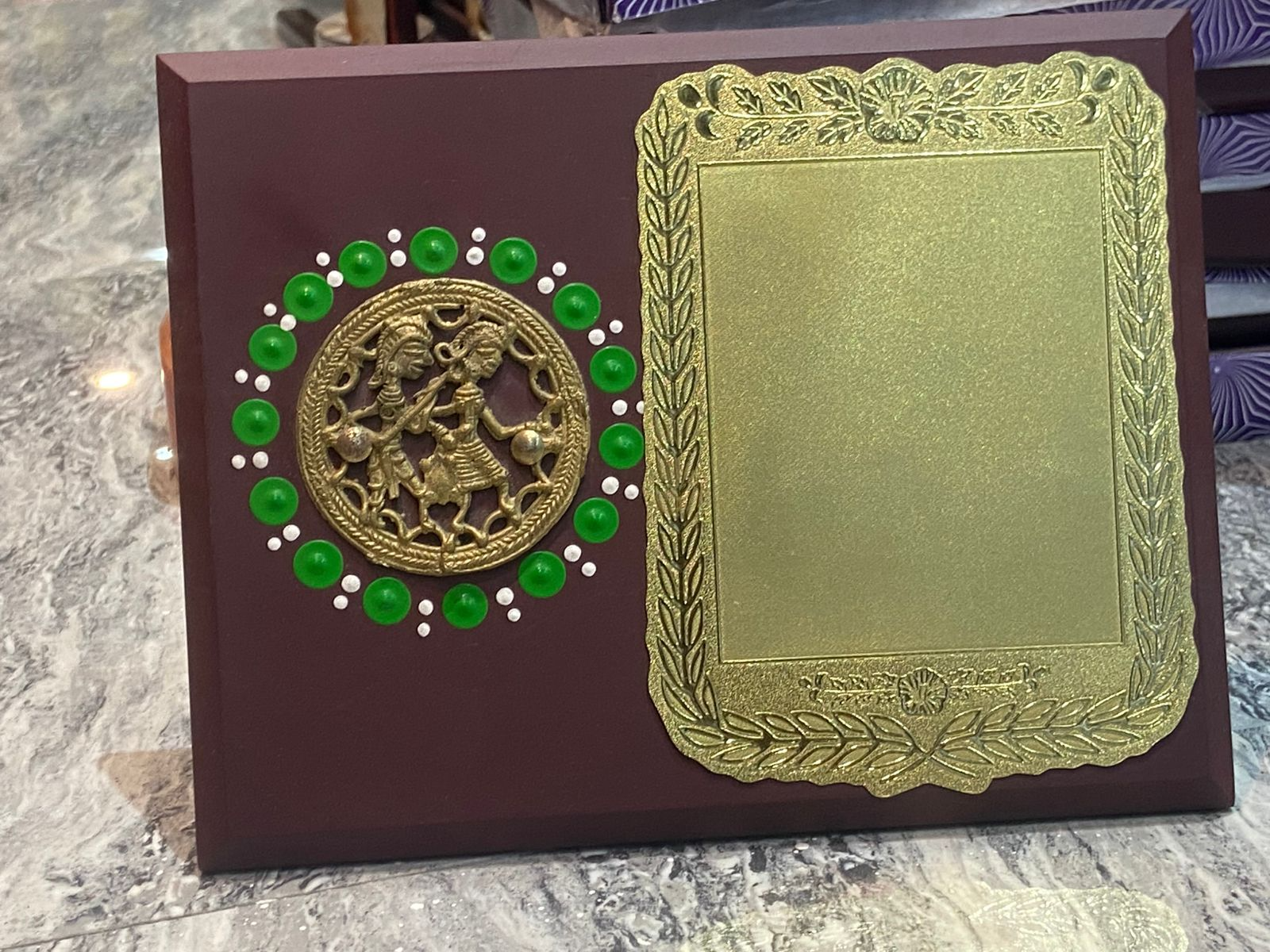 Framing Ganesha Gun Metal Wall Hangings