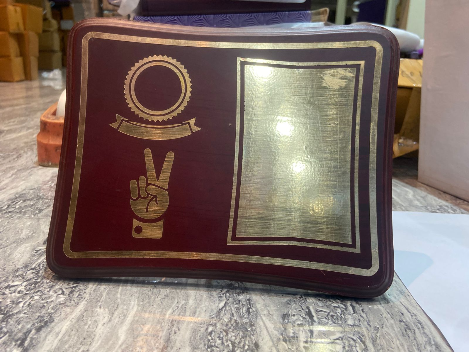 Framing Ganesha Gun Metal Wall Hangings