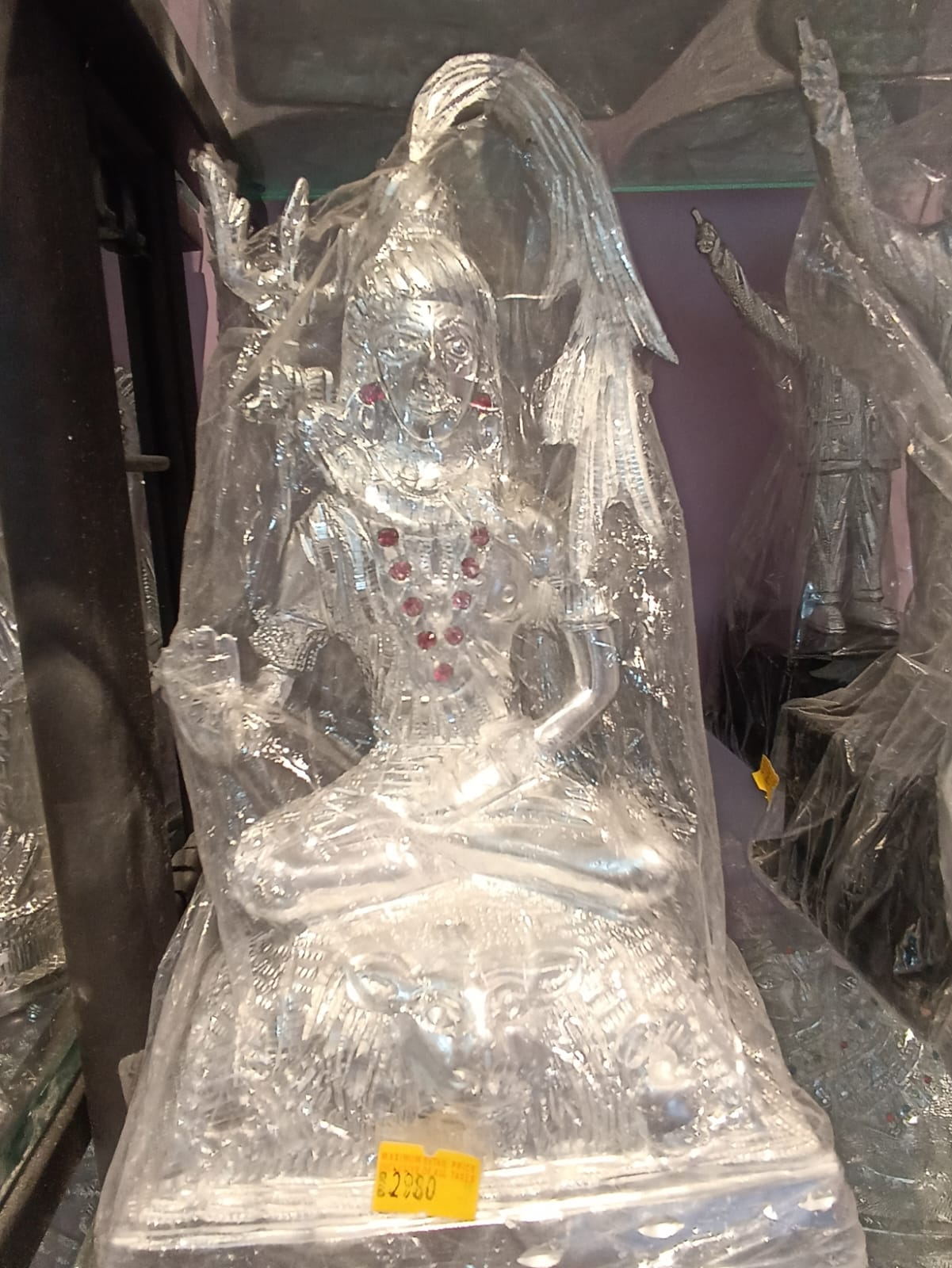 Framing Ganesha Gun Metal Wall Hangings