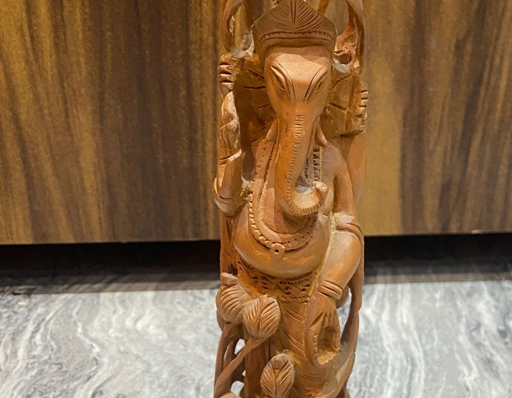 Framing Ganesha Gun Metal Wall Hangings